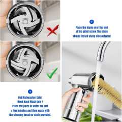 PQPO Metal Food Grinder Attachments for KitchenAid Stand Mixers, Meat Grinder & Sausage Stuffer, 15-Piece Accessories Set, All Metal Design, Silver (Mixer Not Included)