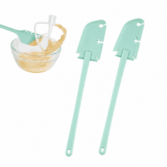 2 Pack Stand Mixer Bowl Scraper Spatula, Food?Safe Silicone Baking Scraper for Removing Residue From Mixer Attachments(Green)