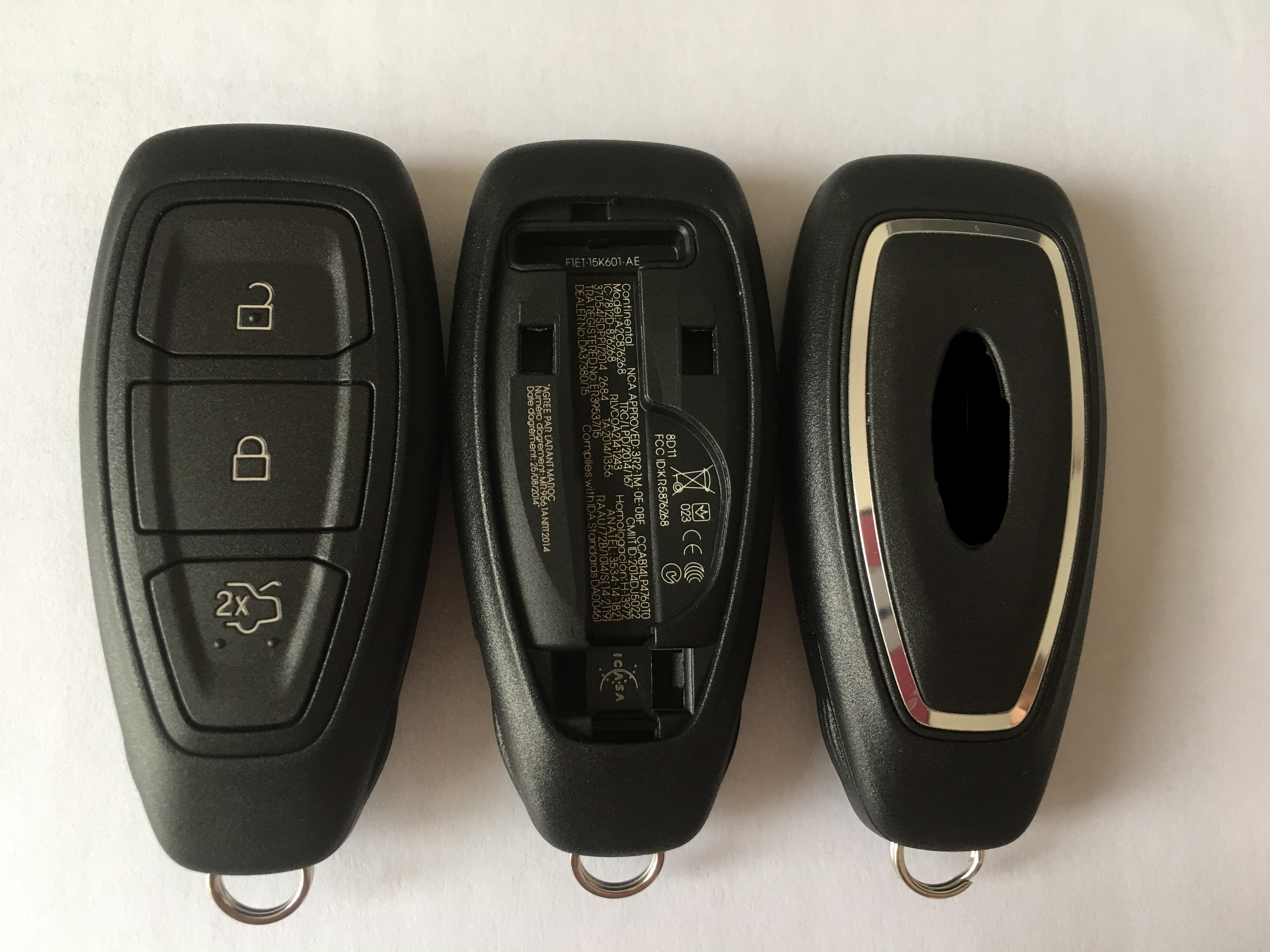 AK018056 for Ford Focus Smart Card FCCID KR5876268 F1ET-15K601 AC/F1ET-15K601 AE 3 Button 434MHz PCF7953