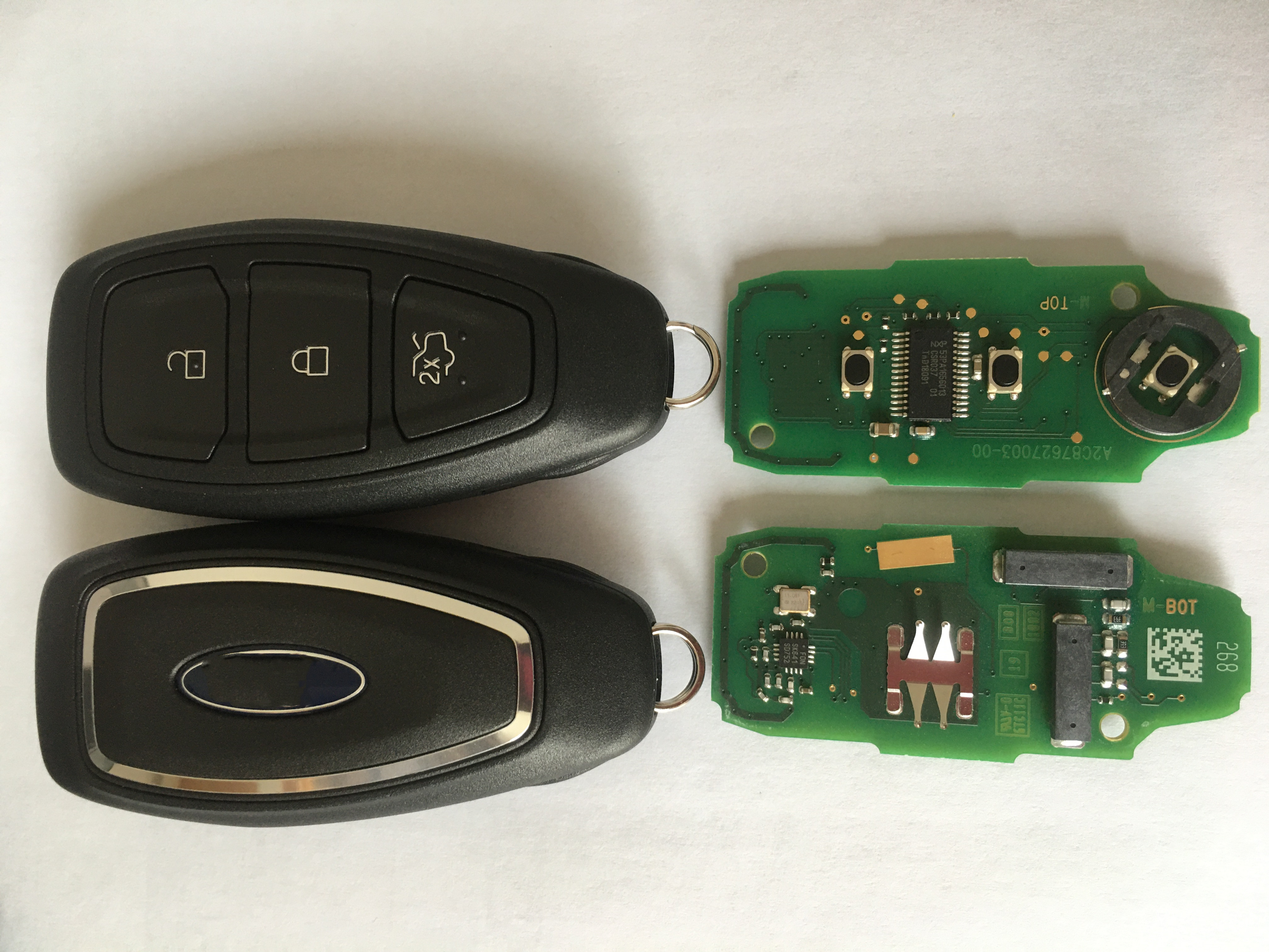 AK018056 for Ford Focus Smart Card FCCID KR5876268 F1ET-15K601 AC/F1ET-15K601 AE 3 Button 434MHz PCF7953