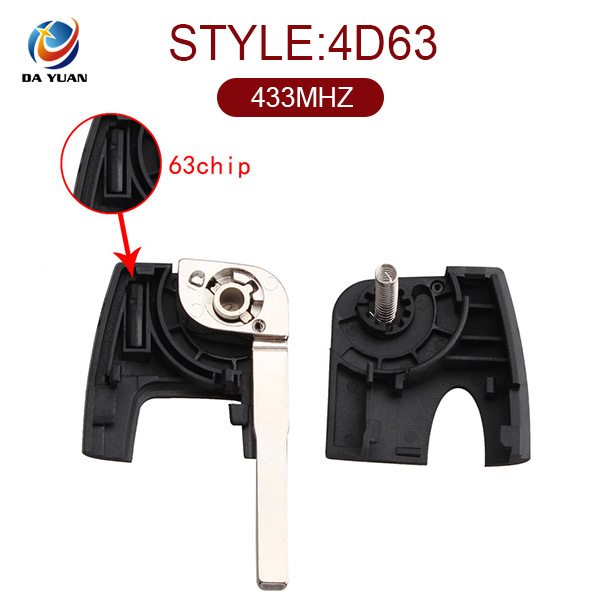 AK018045 for Ford Focus Flip Remote Control Key 3 Button 433MHz 4D63