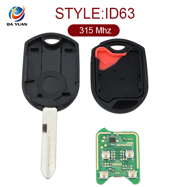 AK018025 for Ford Remote Key 4 Button 315MHz 4D63