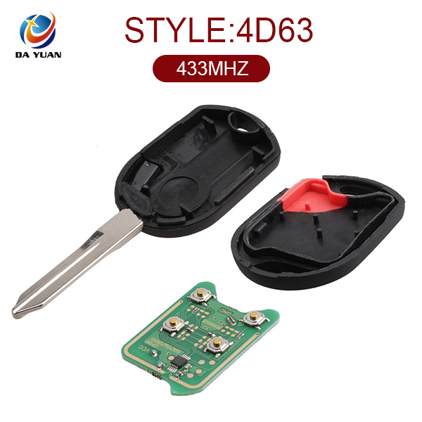 AK018026 for Ford 3 Button Complete Remote(Laser Blade) 433MHz 4D63