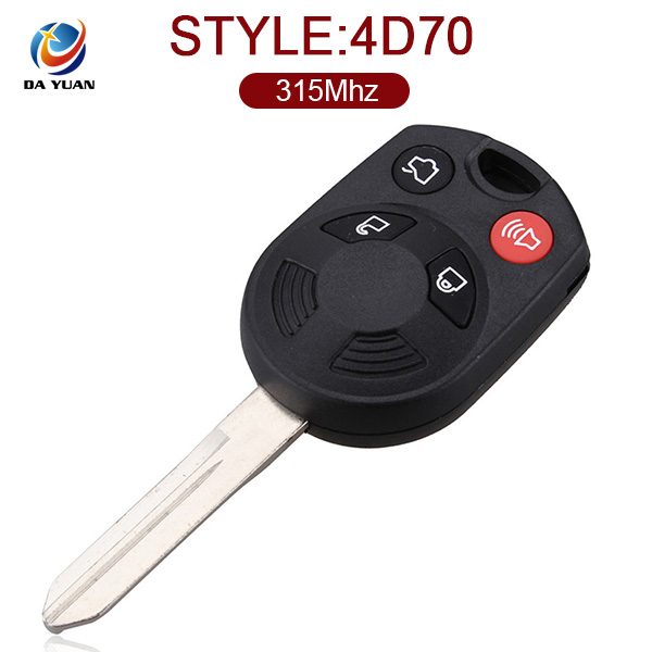 AK018027 for Ford 4 Button Complete Remote(Laser Blade) 315MHz 4D70