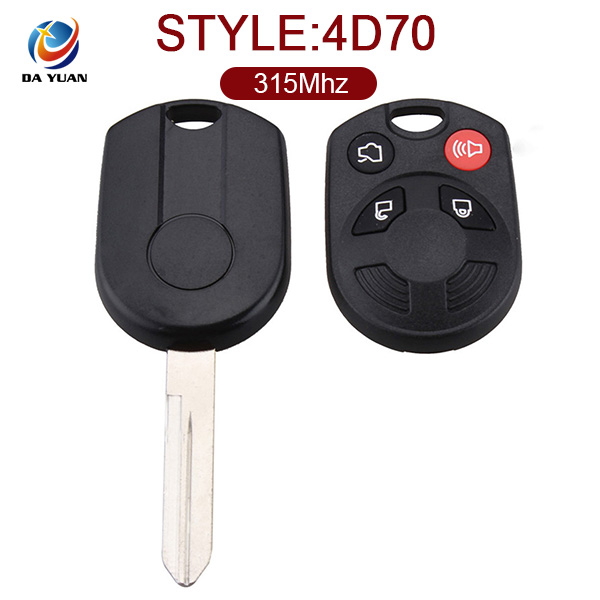 AK018027 for Ford 4 Button Complete Remote(Laser Blade) 315MHz 4D70