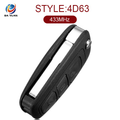 AK018034 for Ford Focus  Fiesta Keyless Entry Fob Flip Key 3 Button 433MHz 4D63 With HU101 Blade