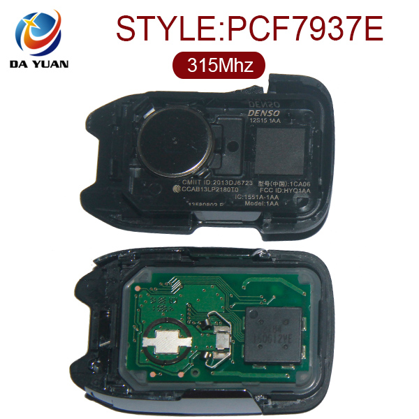 AK014061 Original for Chevrolet Smart Remote Key 4+1 Button 315MHz PCF7937E FCCID HYQ1AA 13580802