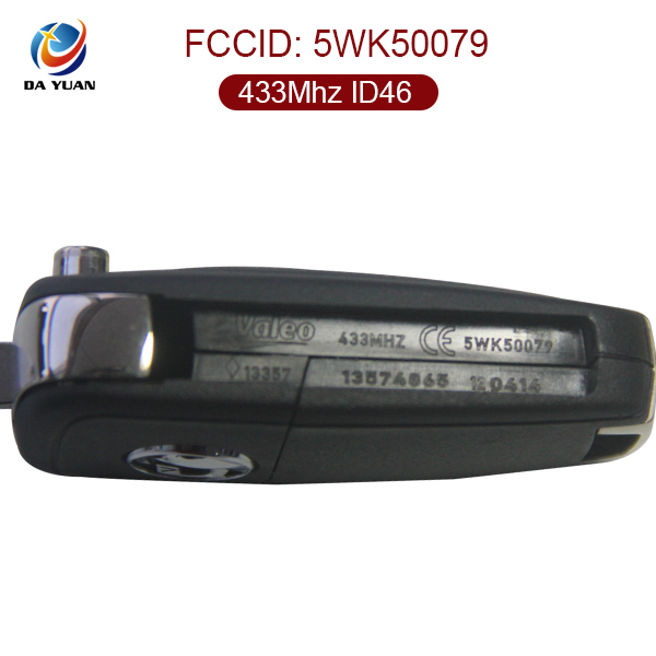 AK028023 for Opel  4 button Flip remote control key 433mhz ID46  GM13500223