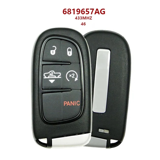 AK024026 for Dodge RAM 2013-2016 Smart Remote Key 4+1 Button 433MHz 46CHIP GQ4-54T 68159657AG
