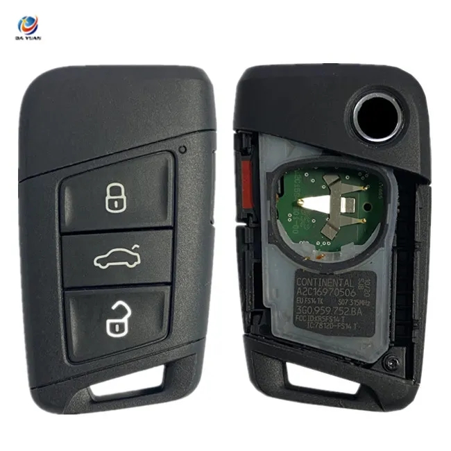 AK001129 2018-2020 Volkswagen Atlas Passat 4-Button Smart Key PN 3G0 959 752BA KR5FS14-T