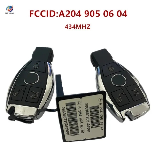 AK002059 New original key set for Mercedes with FBS3 system No keyless go 434mhz A204 905 06 04