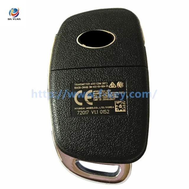 AK020137 2016-2018 Hyundai Santa Fe Remote Flip Remote Key 3B – 433 Mhz – 95430-2W410