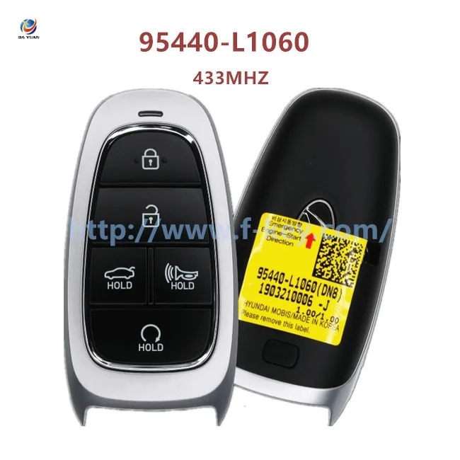 AK020135 2019-2020 Hyundai Sonata Smart Remote Key-5B-433MHZ-95440-L1060