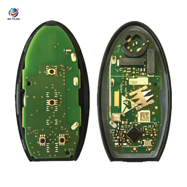 AK027078 Original Nissan Quest 4 Buttons 433MHZ Smart System key AES chip S180144604