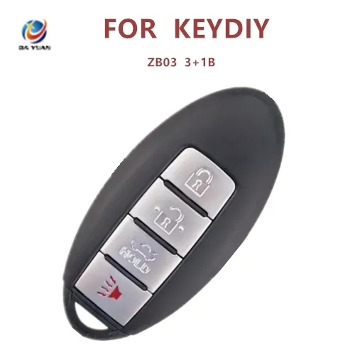 AK043078 KEYDIY Universal ZB03 3+1 key smart remote control for KD machine English version 3+1 key