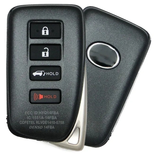 AK052019 2015-2019 Lexus 4-Button Smart Key PN 89904-78470 HYQ14FBA AG BOARD 2110