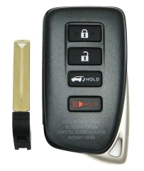 AK052019 2015-2019 Lexus 4-Button Smart Key PN 89904-78470 HYQ14FBA AG BOARD 2110