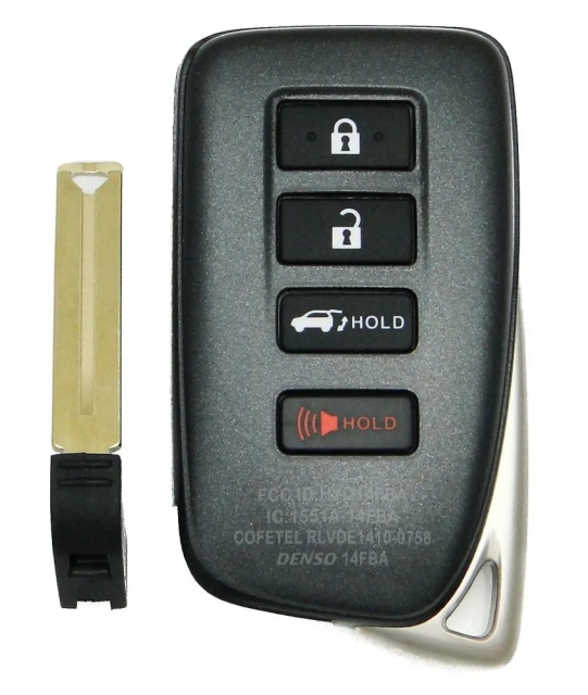 AK052019 2015-2019 Lexus 4-Button Smart Key PN 89904-78470 HYQ14FBA AG BOARD 2110