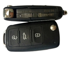 AK001080 for VW Flip Remote Key 3 Button 433MHz ID48 5K0 837 202 AA