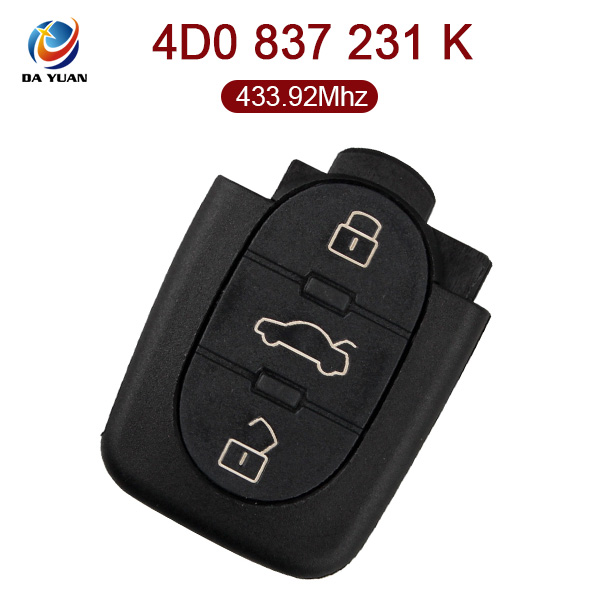 AK001042 for VW Remote Control 433.92MHz 4D0 837 231 K