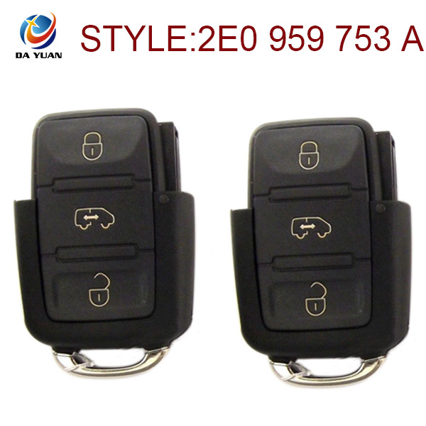 AK001038 for VW Flip Remote Key 3 Button 434MHz 2E0 959 753 A