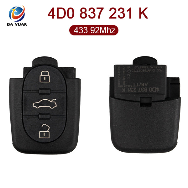AK001042 for VW Remote Control 433.92MHz 4D0 837 231 K