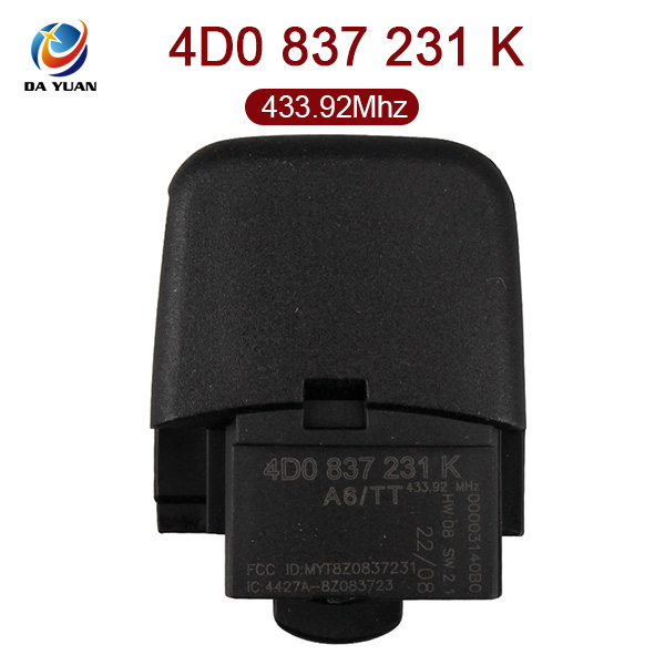 AK001042 for VW Remote Control 433.92MHz 4D0 837 231 K