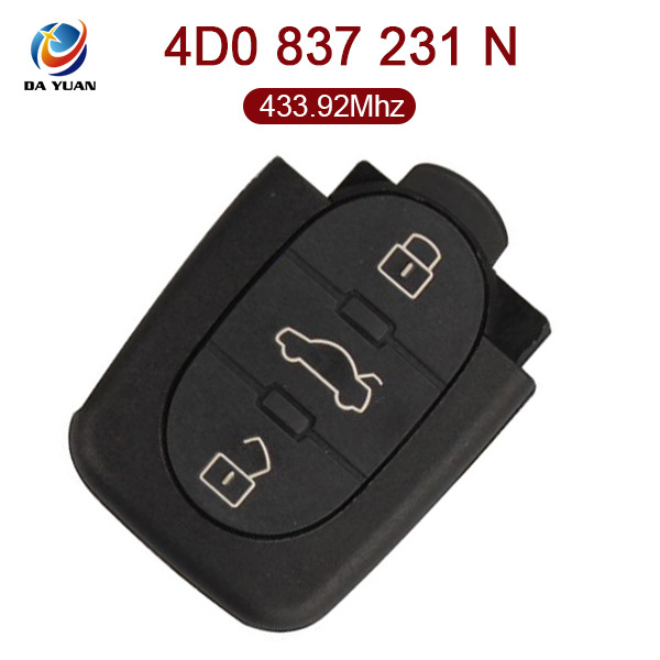AK001041 for VW Audi Remote Control 4D0 837 231 N 433.92Mhz