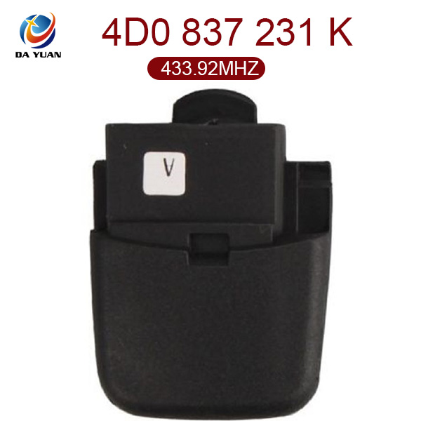 AK001061 for VW Remote Key 3 Button 433.92MHz 4D0 837 231 K