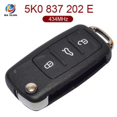 AK001035 for VW Flip Key 3 Button 434MHz ID48 5K0 837 202 E