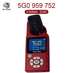 AK001055 for VW Golf 3 Button Flip Key 434MHz ID48 5G0 959 752