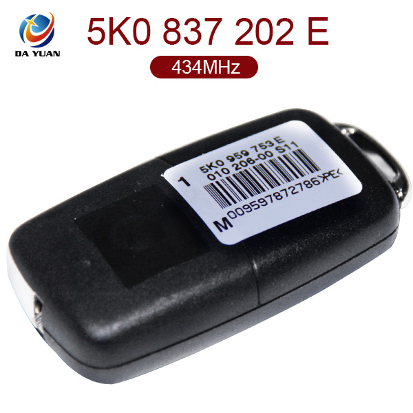 AK001035 for VW Flip Key 3 Button 434MHz ID48 5K0 837 202 E