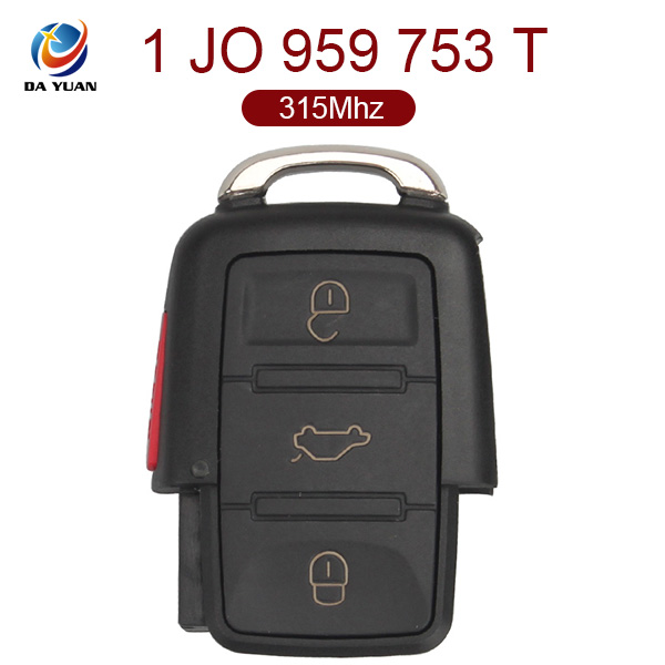 AK001013 for VW Remote Key 3+1 Button 315MHz 1J0 959 753 T