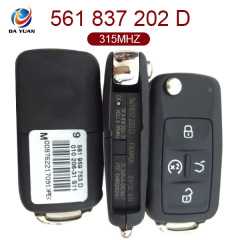 AK001028  for VW Folding Key 4+1 Button 315MHz 561 837 202 D