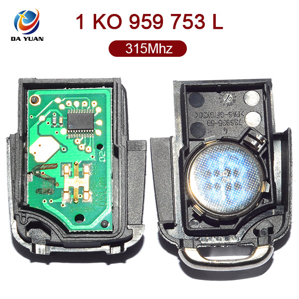 AK001058 for VW Flip Key 3 Button 315MHz ID48 1K0 959 753 L