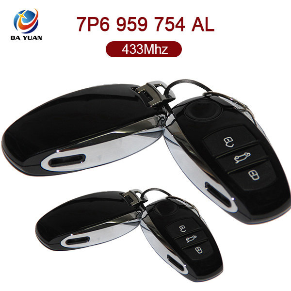 AK001021 for VW Tounreg Smart Key 3 Button 433MHz PCF7945 7P6 959 754 AL