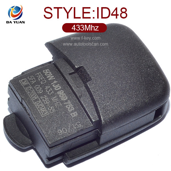 AK001003 for VW Seat Flip Key 3 Button 433MHz ID48 1J0 959 753 B