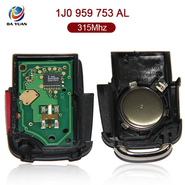 AK001030 for VW Remote Key 2+1 Button 315MHz 1J0 959 753 AL