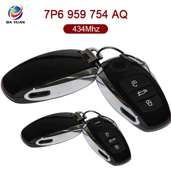 AK001022 for VW Touareg Smart Key 3 Button 434MHz PCF7945 Keyless Go 7P6 959 754 AQ