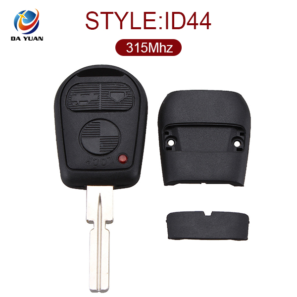 AK006002 For BMW E31 E32 E34 E36 E38 E39 E46 3 button Remote Key 315hz ID44 HU58