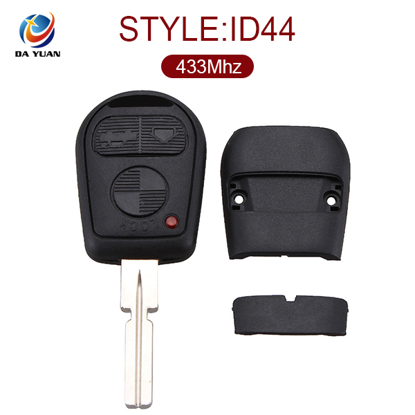AK006004 For BMW E31 E32 E34 E36 E38 E39 E46 3 button Remote Key 434MHZ HU58