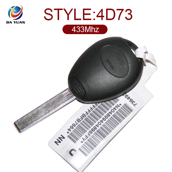 AK006015 for BMW Mini Remote Key 2 Button  433MHz 4D73