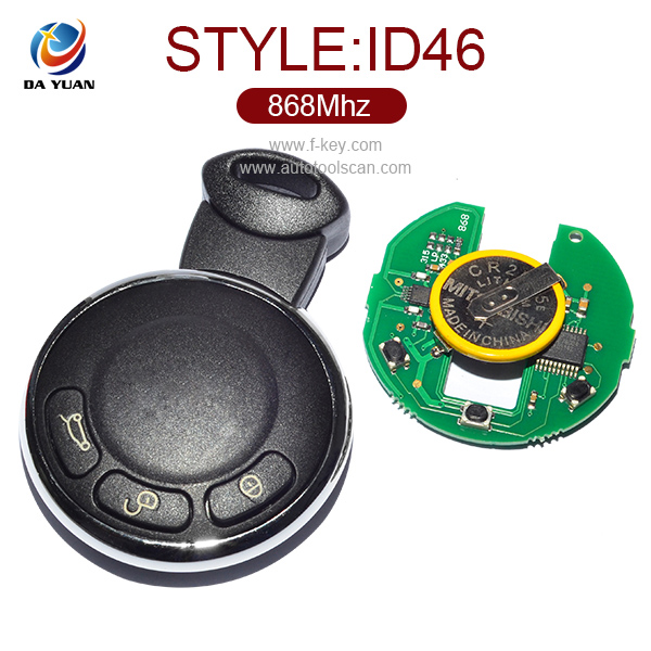 AK006034 for BMW Mini Smart Key 3 Button 868MHz ID46(PCF7945)