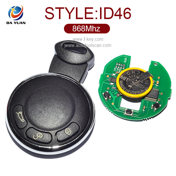 AK006034 for BMW Mini Smart Key 3 Button 868MHz ID46(PCF7945)