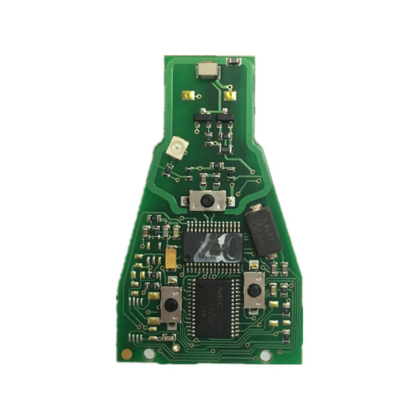 AK002048 ORIGINAL Smart Key (PCB) for Mercedes-Benz Buttons3 Frequency 433 MHz With NEC Processor Black Key
