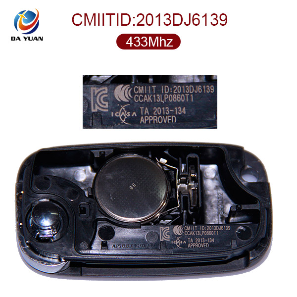 AK002028 for Benz Smart Key 3 Button 433MHz PCF7961M TWB1G767