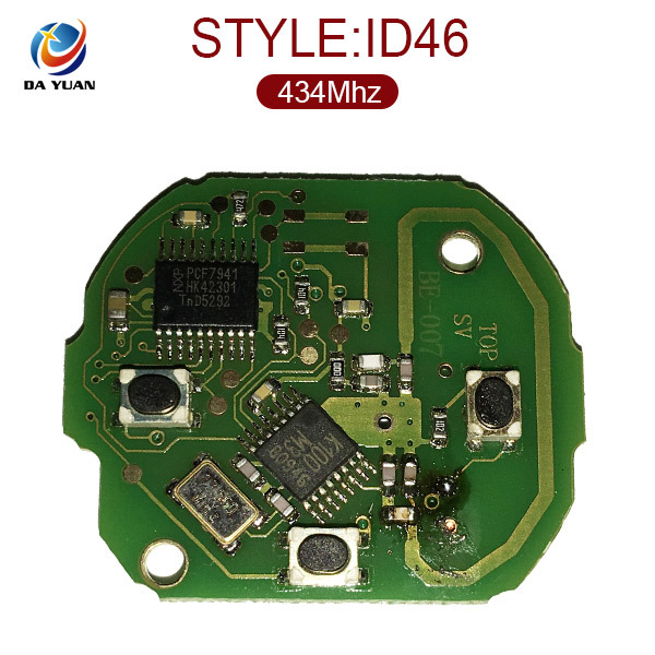 AK002026 3 Buttons 434MHZ Remote Key for Mercedes for Benz Smart With ID46 Immoblizer Chip for MB Complete Car Key