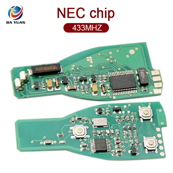 AK002019 For mercedes Benz 3 Button smart card board 433MHZ nec chip