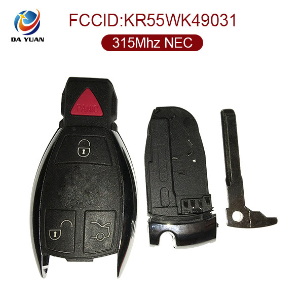 AK002008 OEM Keyless remote entry for Mercedes 3+1 Button KR55WK49031