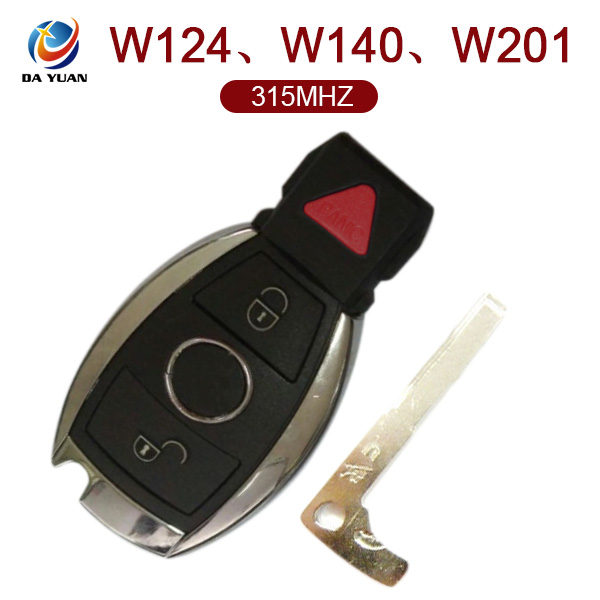 AK002021 for Benz NEC 2+1 Button smart card 315MHZ remote control W124、W140、W201